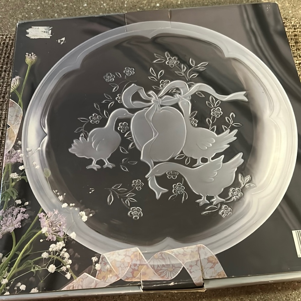 New in a box 14” serving platter